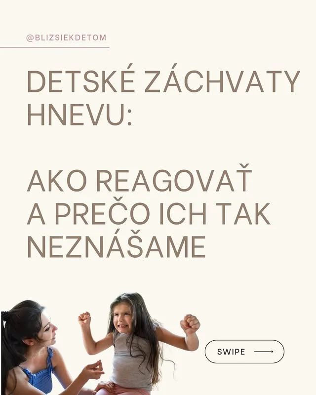 Detské záchvaty hnevu