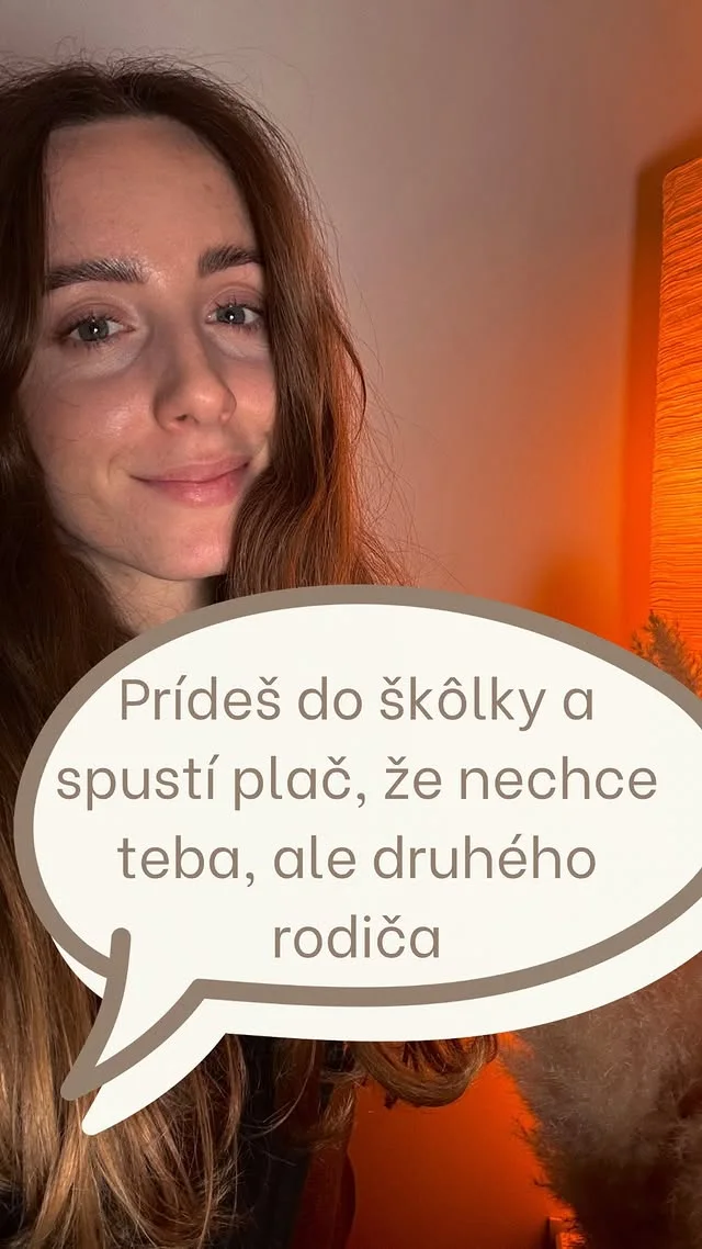 Plač pri príchode do škôlky